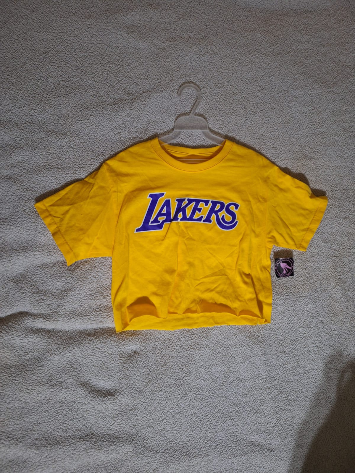 Playera Crop Lakers