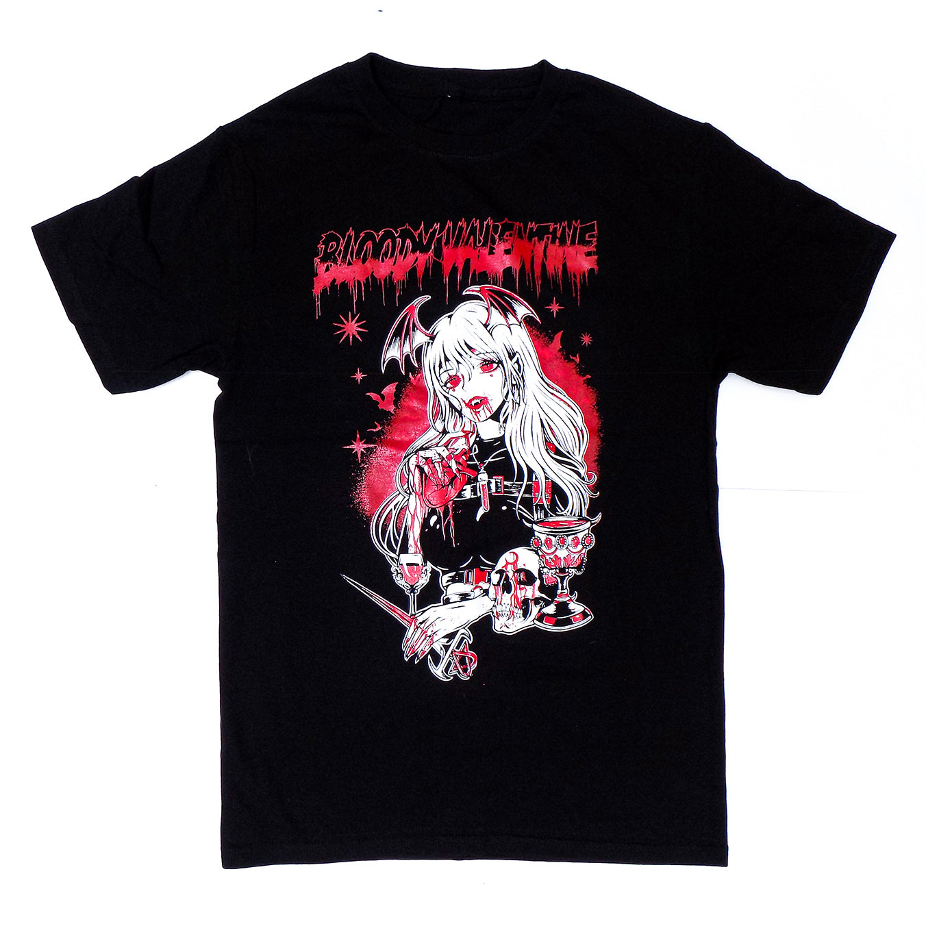 Playera negra Bloody Valentine