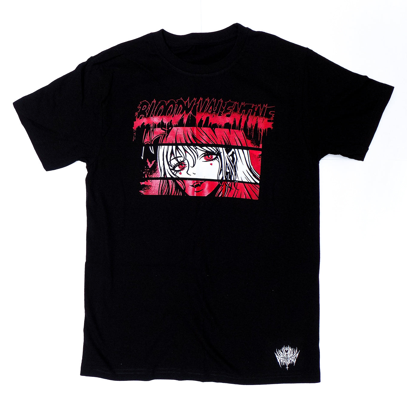 Playera negra Bloody Valentine