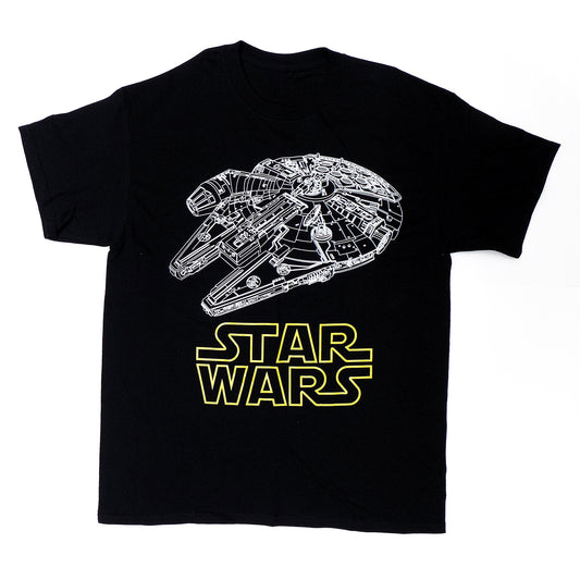 Playera negra nave Star Wars