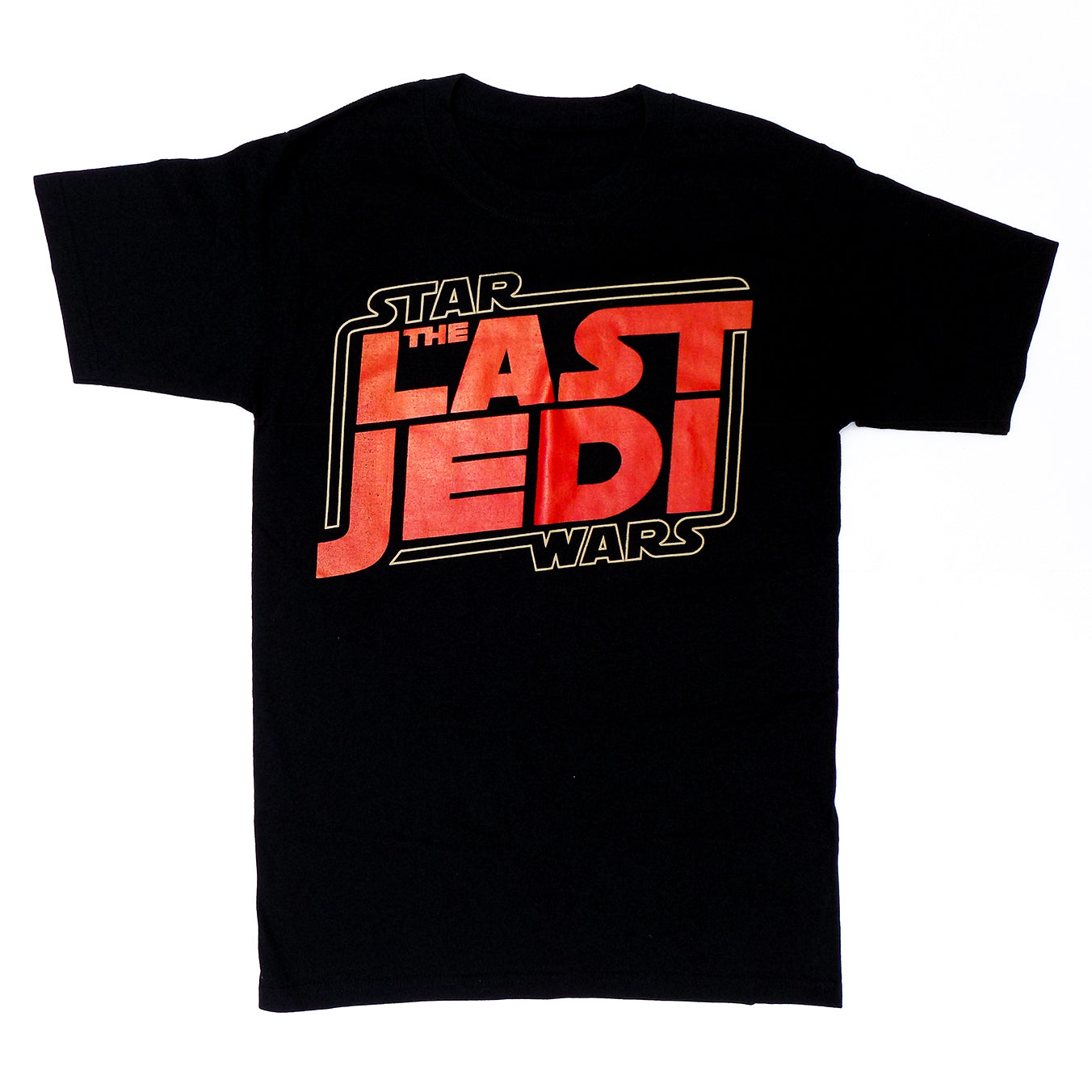 Playera negra Star Wars The Last Jedi