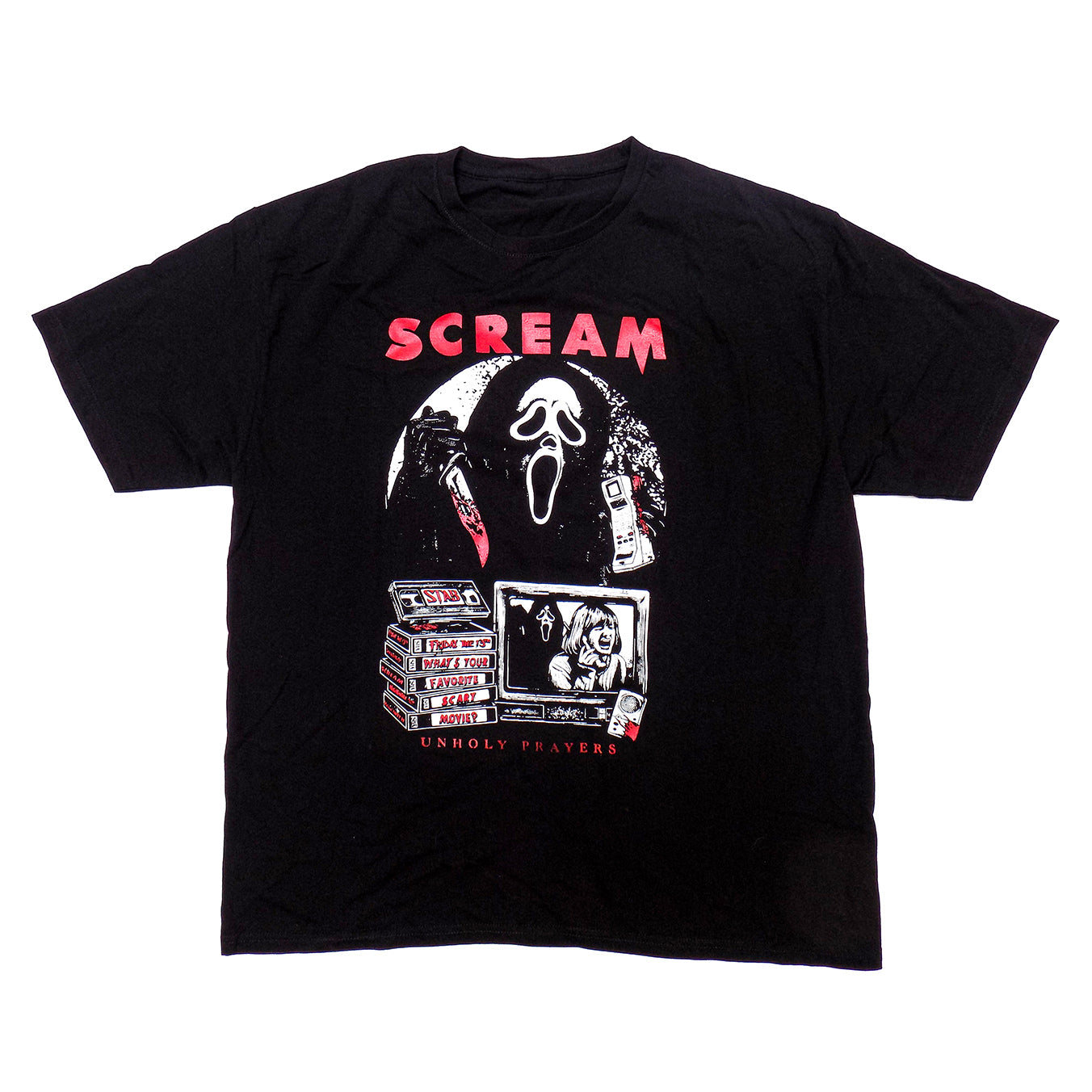 Playera negra Scream