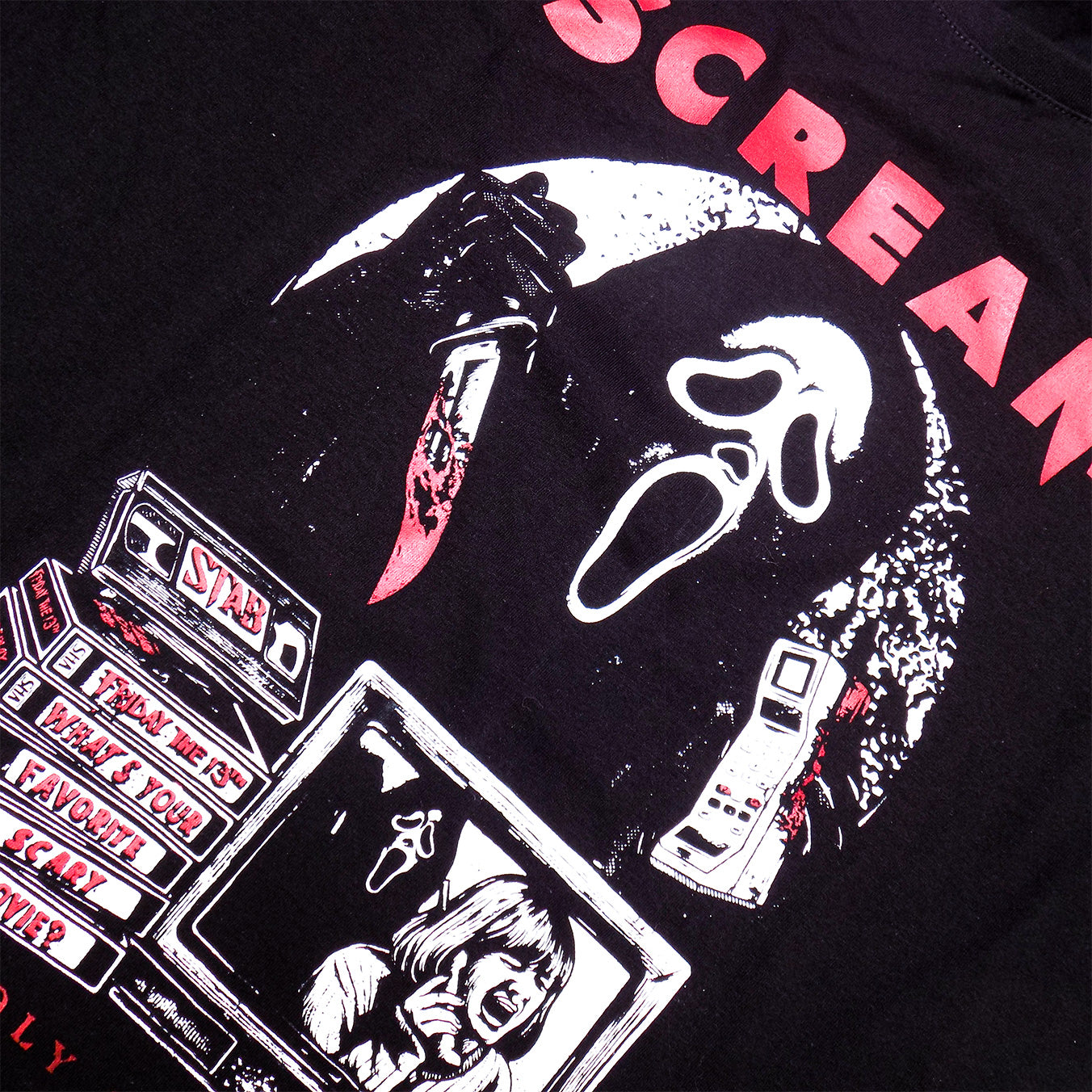 Playera negra Scream