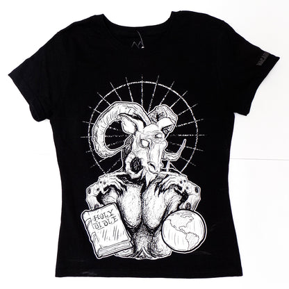 Playera negra baphomet