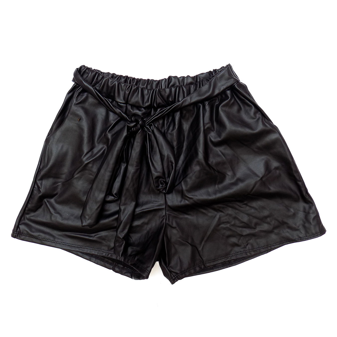 Short negro sintetico