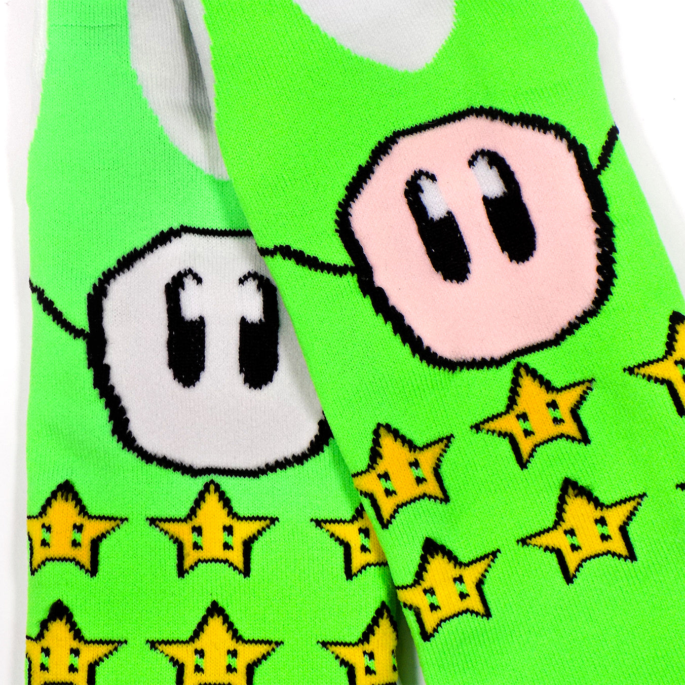 Calcetas Hongo verde de mario bros