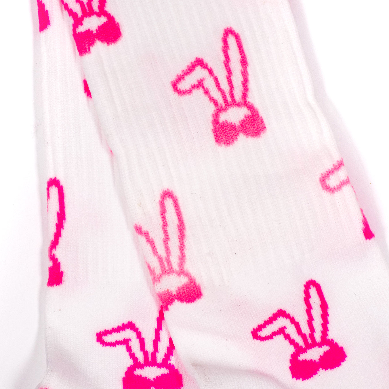 Calcetas Bad bunny estampado rosa