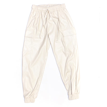 Jogger beige sintetico