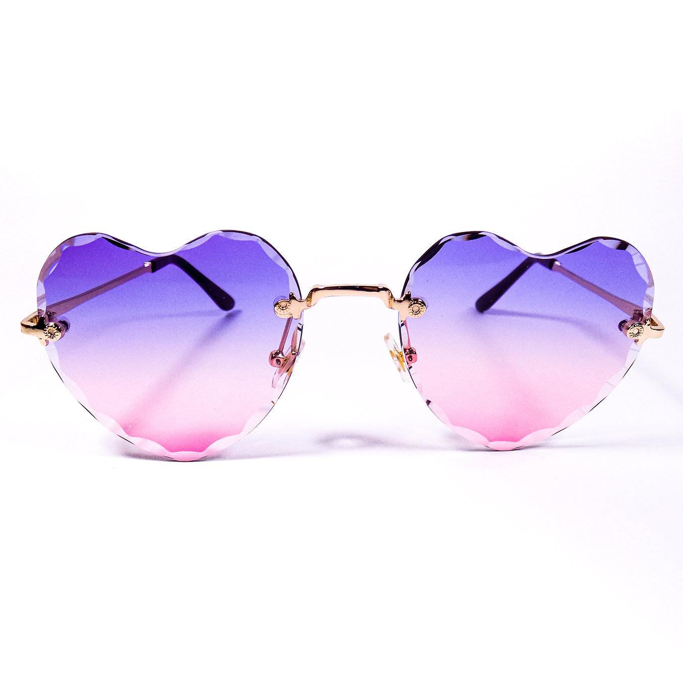 Lentes de Sol Corazón Rosa/Morado