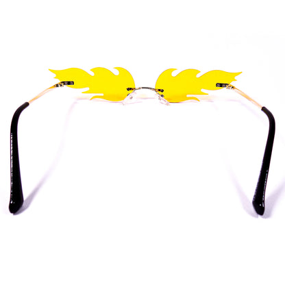 Lentes de Flamas Amarillas