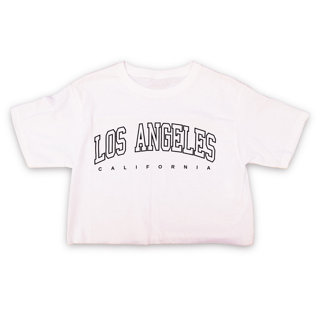 Playera Crop Los Angeles