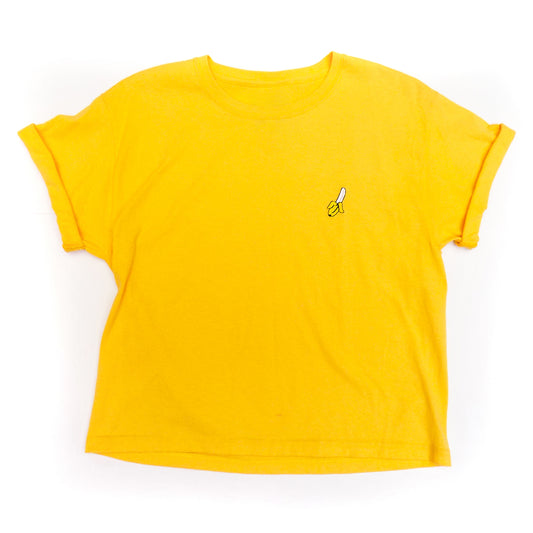 Playera Crop Platano